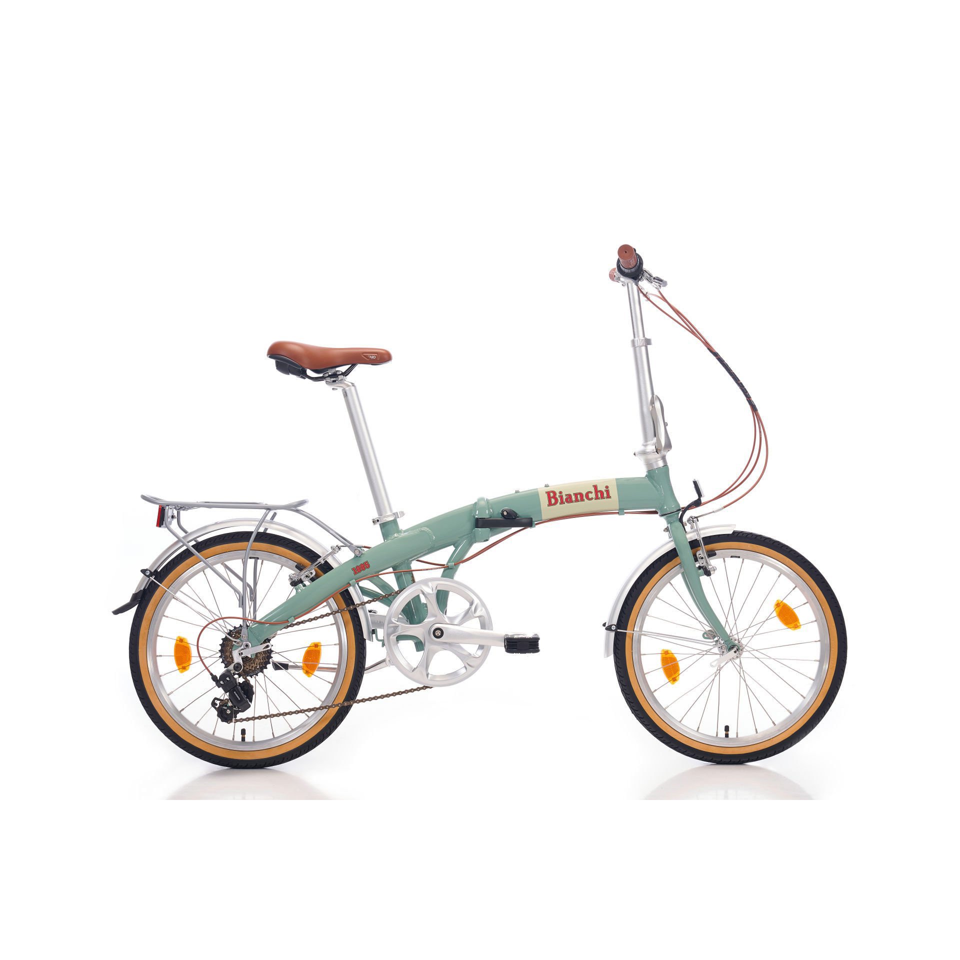 Bianchi New Vintage 20'' 7V VB Katlanır Bisiklet - Celeste