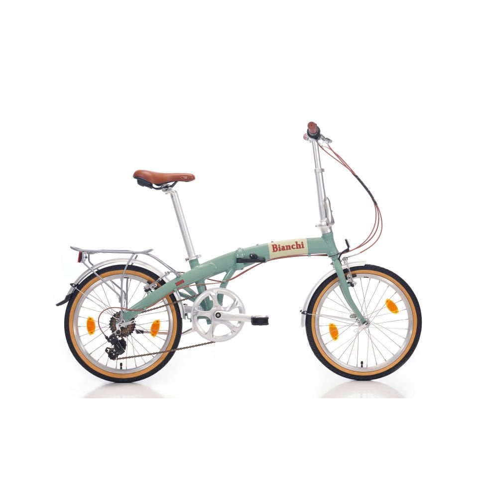 Bianchi New Vintage 20'' 7V VB Katlanır Bisiklet - Celeste