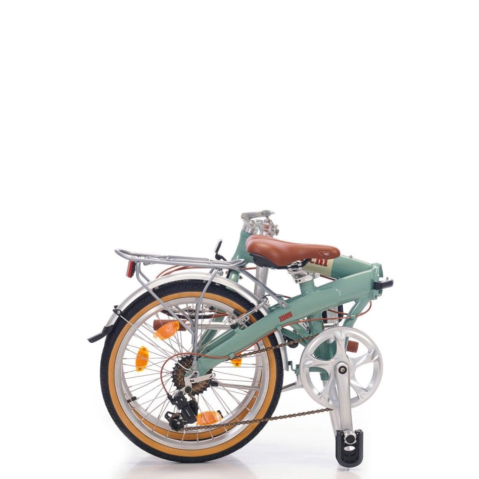 Bianchi New Vintage 20'' 7V VB Katlanır Bisiklet - Celeste