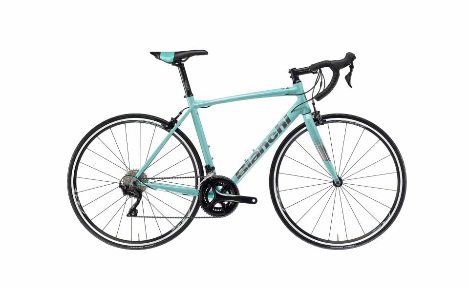 Bianchi Via Nirone 7 Shimano 105 11Sp Alüminyum Yol Yarış Bisikleti Celeste 50cm