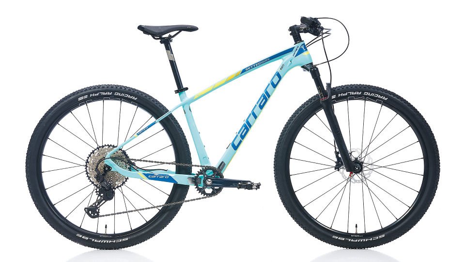 CARRARO SETTEGUADI 9.3 29'' 12V HD Karbon Dağ Bisikleti Turkuaz - Sarı 47CM