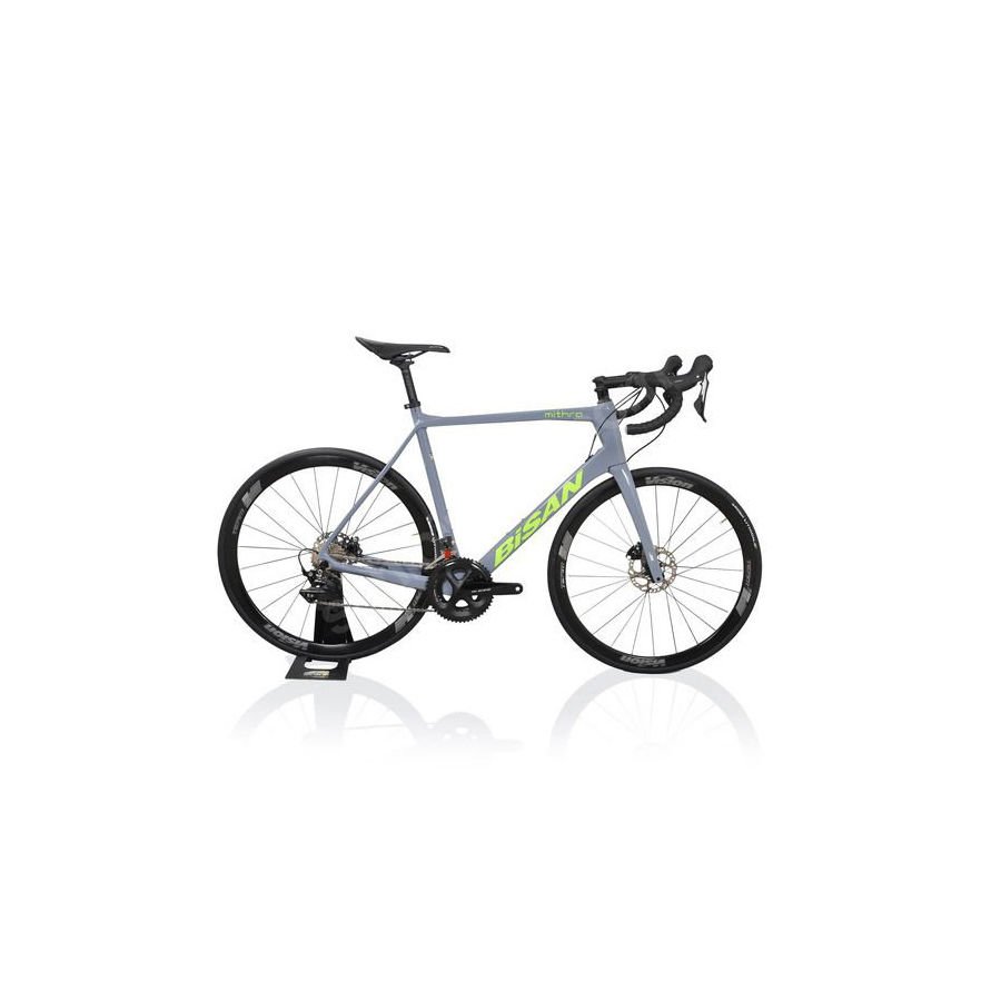 BİSAN Mithra Disc Ultegra Karbon Yol Bisikleti Gri - Sarı 54CM