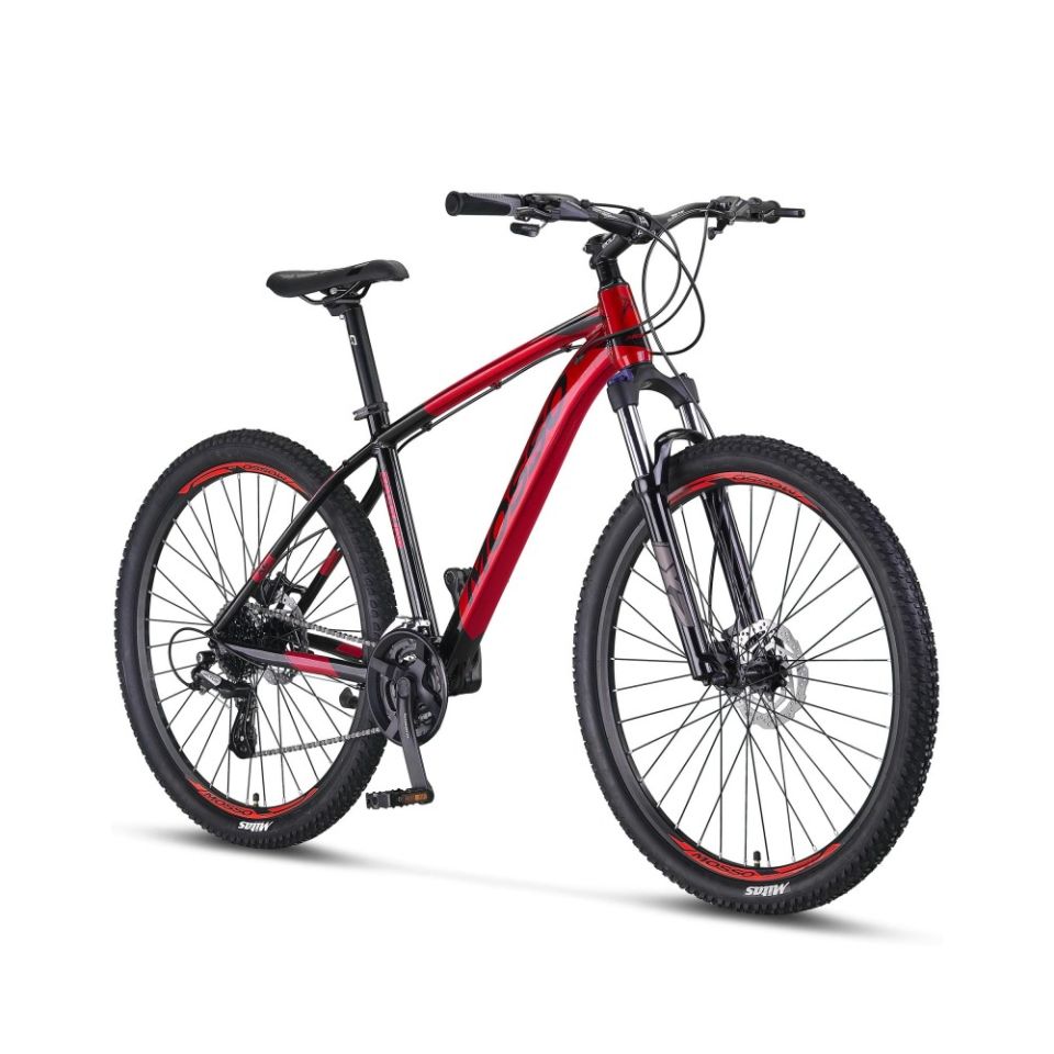MOSSO RaceLine 27,5'' Hidrolik Dağ Bisikleti 24V MTB / Kırmızı - Siyah 18''