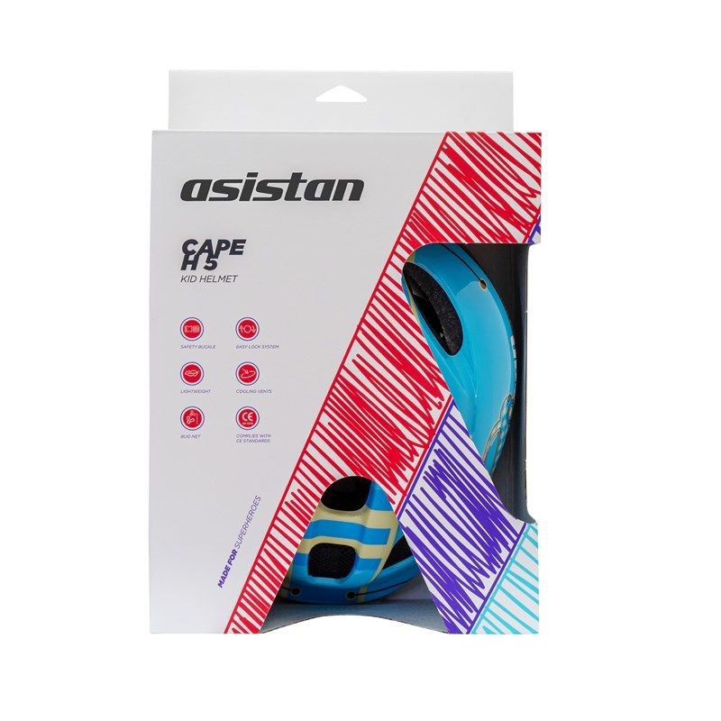 Asistan Cape H5 Çocuk Kaskı Mavi