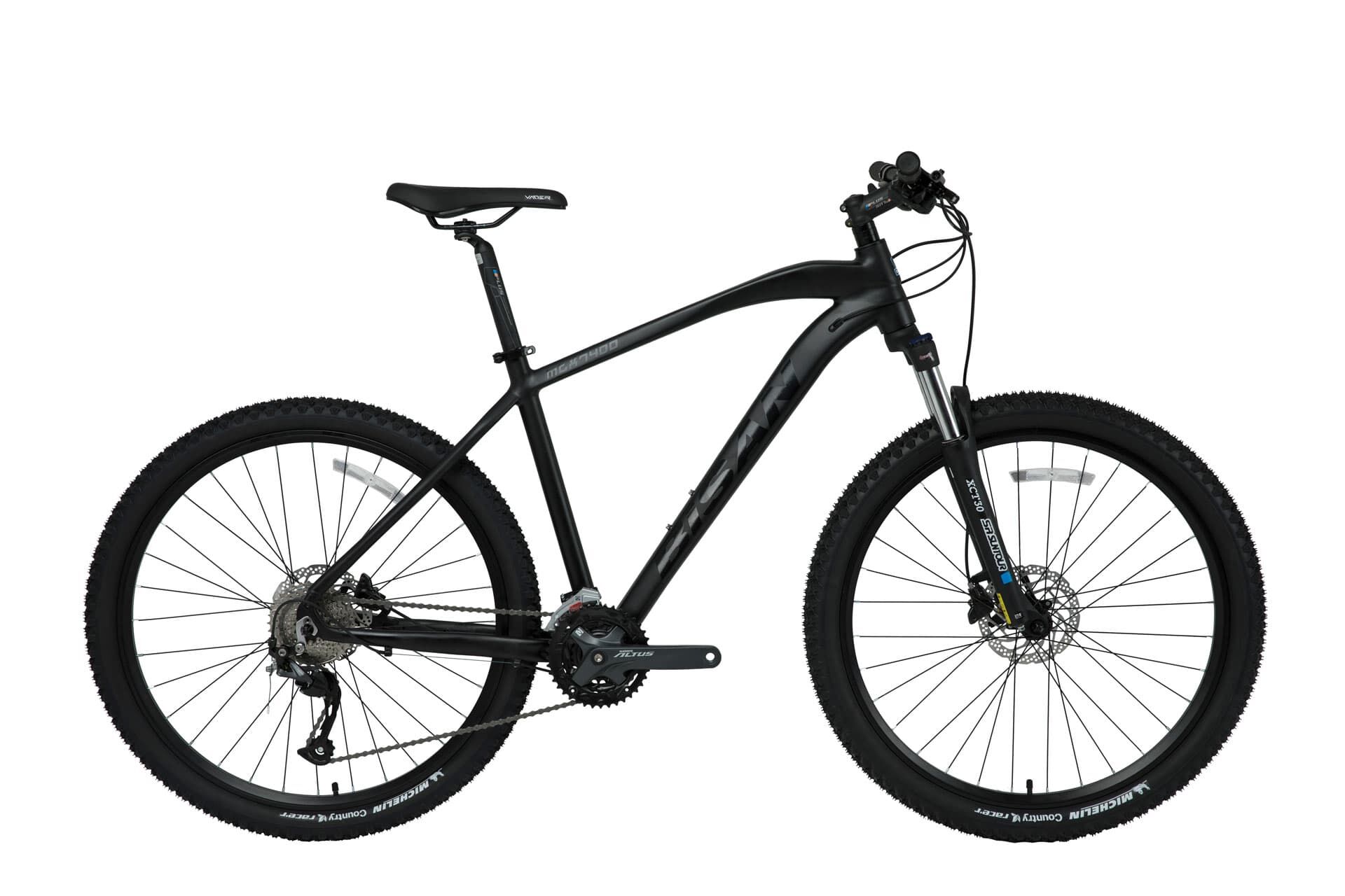 BİSAN MTX 7400 27,5'' 27 Vites HD Dağ Bisikleti MTB - Mat Siyah 17''/43CM