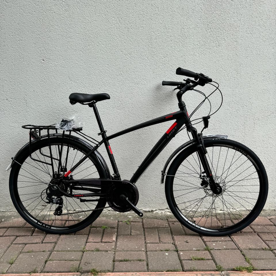 ÜMİT Ventura MAN 28'' 21V MD Şehir Bisikleti Siyah - Kırmızı