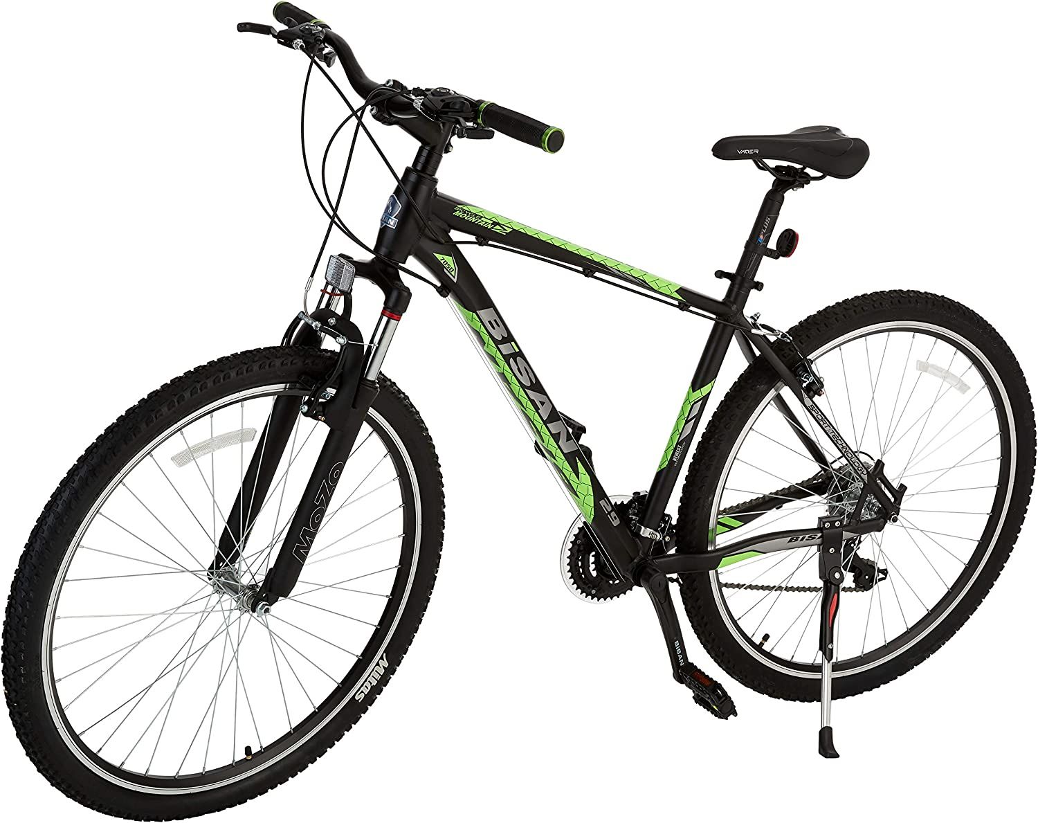 BİSAN MTX 7050 29 Jant 21 Vites VB Dağ Bisikleti MTB Siyah - Yeşil 48CM
