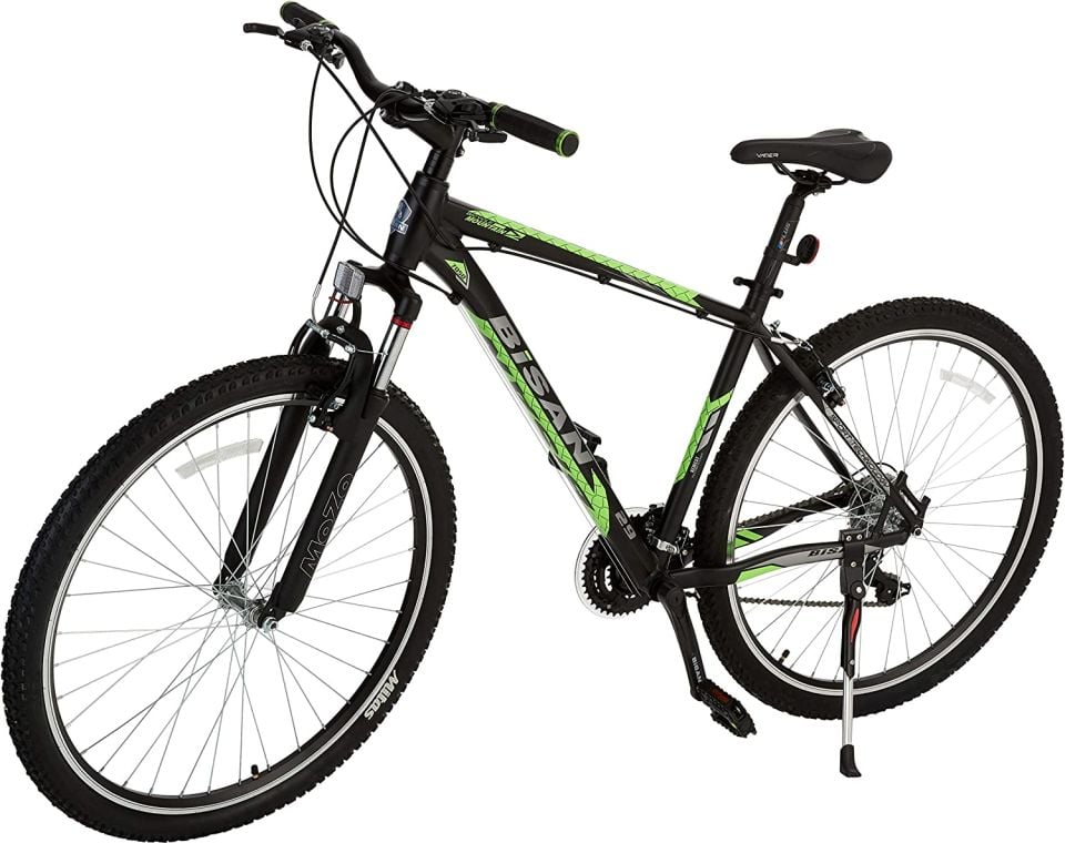 BİSAN MTX 7050 29 Jant 21 Vites VB Dağ Bisikleti MTB Siyah - Yeşil 48CM