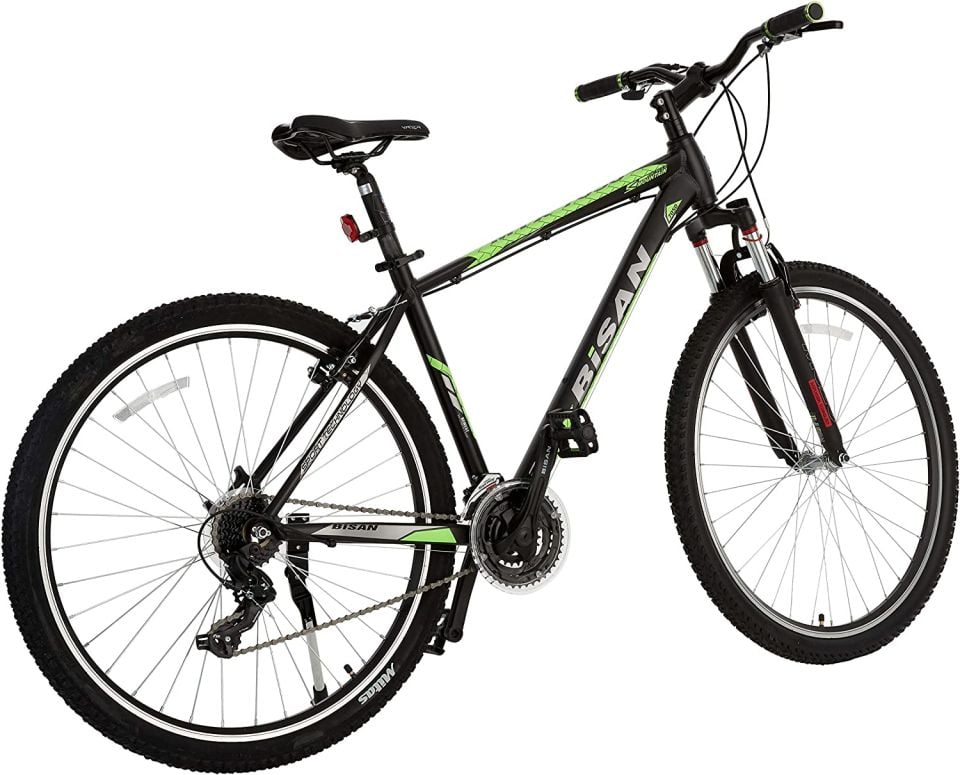 BİSAN MTX 7050 29 Jant 21 Vites VB Dağ Bisikleti MTB Siyah - Yeşil 48CM