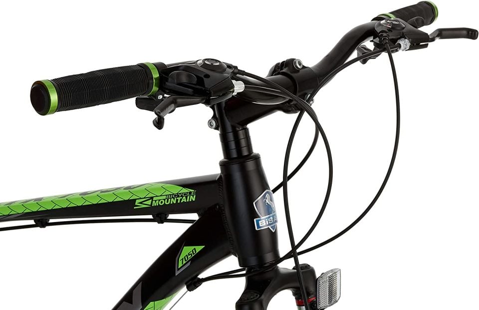 BİSAN MTX 7050 29 Jant 21 Vites VB Dağ Bisikleti MTB Siyah - Yeşil 48CM