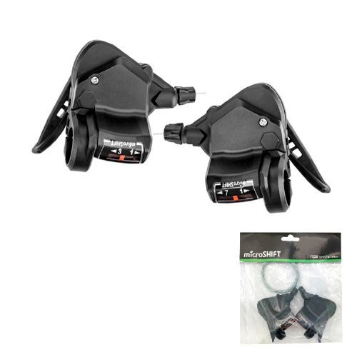 Microshift TS-38-7 3x7 Vites Kolu Seti - Shimano Uyumlu