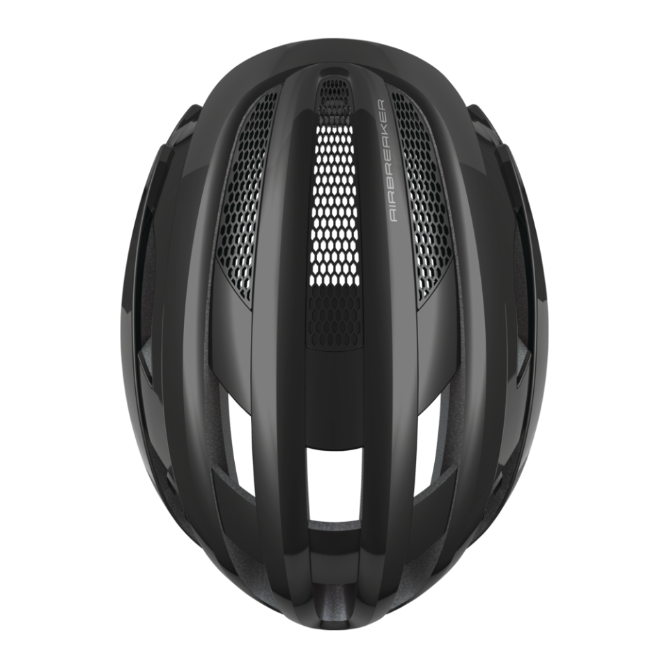 ABUS AirBreaker Yol Bisiklet Kaskı M Beden Shiny Siyah
