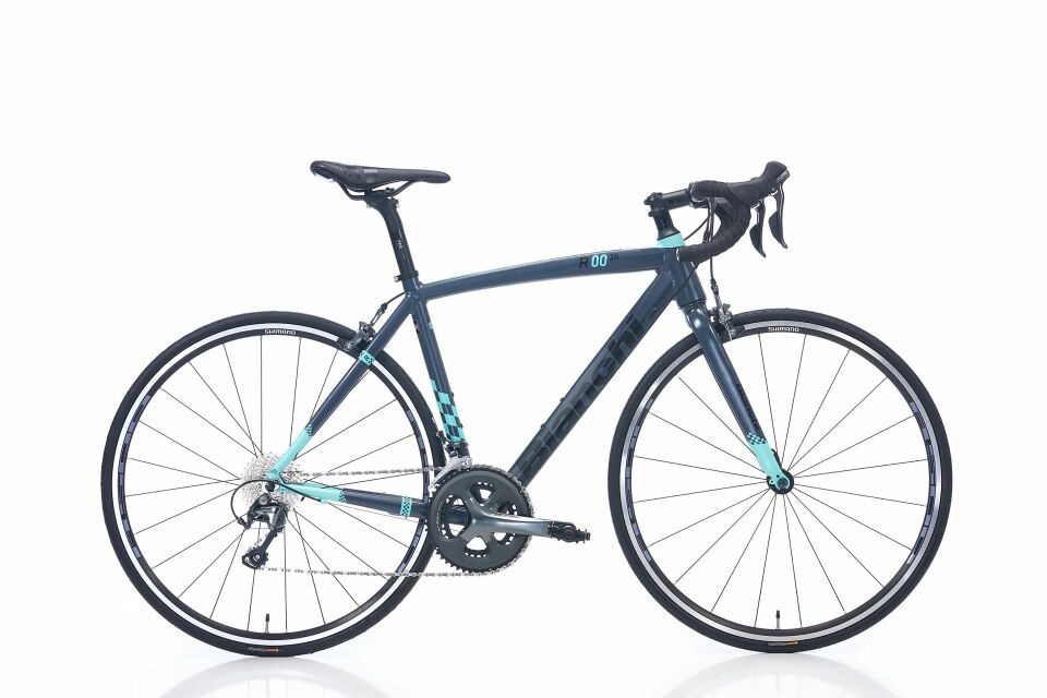 Bianchi R0014 Tiagra 2x10 Yol Bisikleti Gri - Celeste 50CM