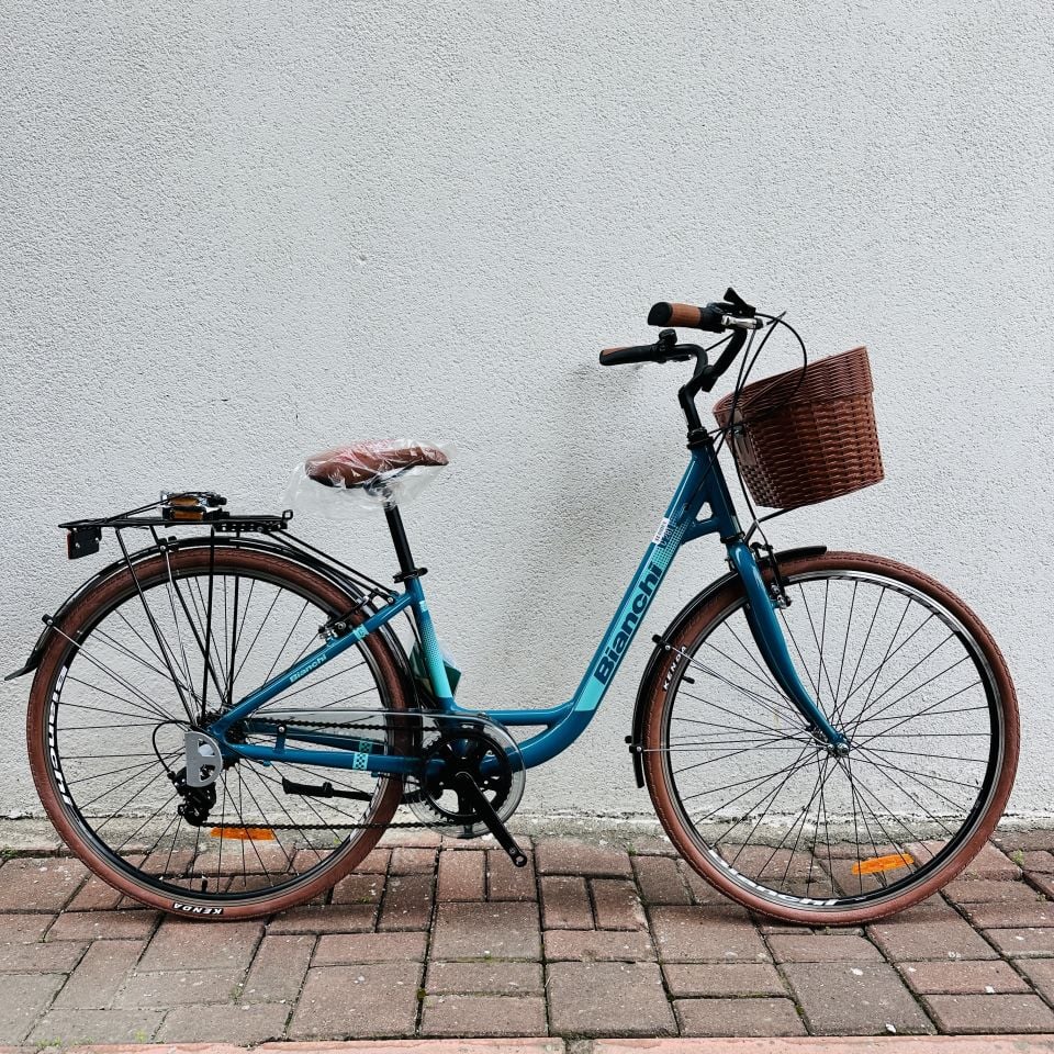Bianchi C281 28 Jant 7 Vites Şehir Bisikleti Aqua - Celeste 38CM