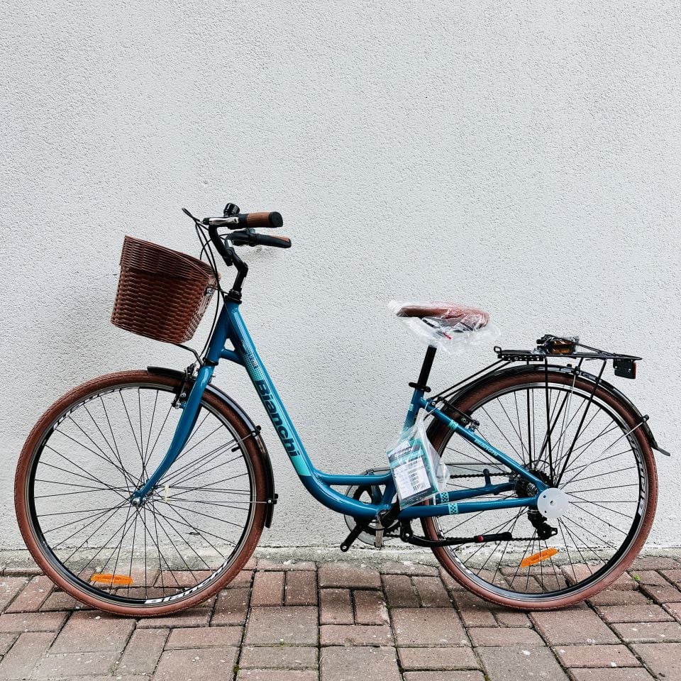 Bianchi C281 28 Jant 7 Vites Şehir Bisikleti Aqua - Celeste 38CM
