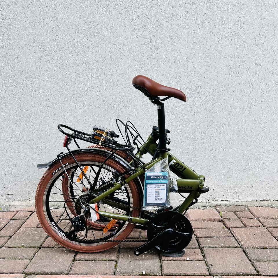 Bianchi F021 20 Jant 21 Vites Katlanır Bisiklet Yeşil Tundra