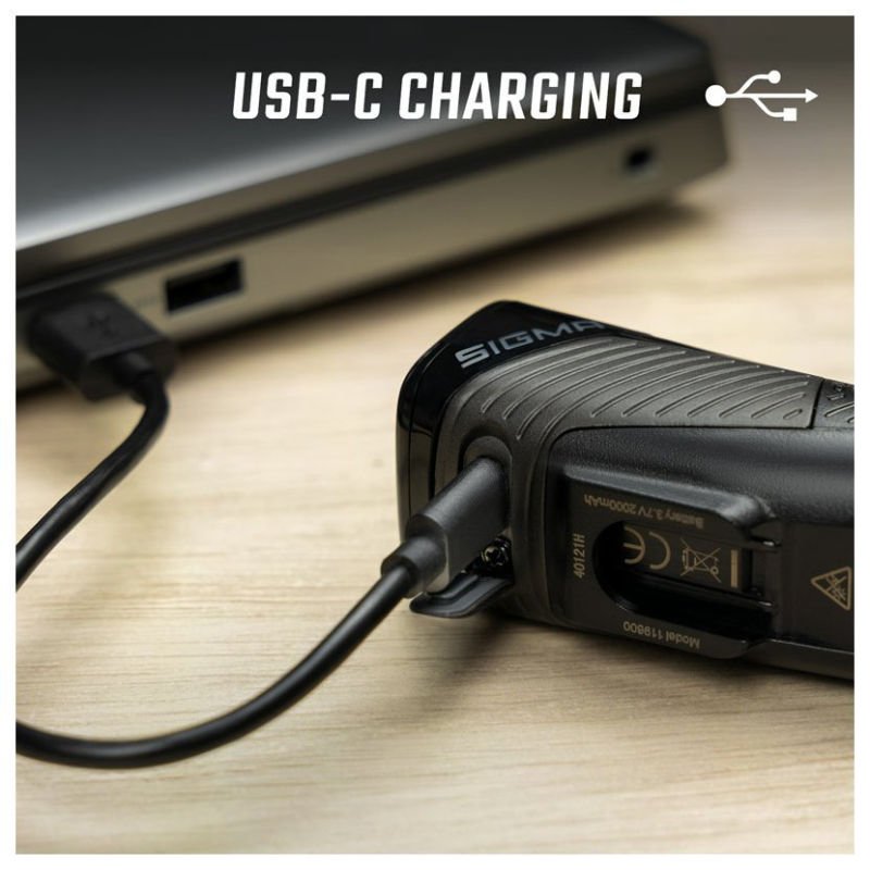 Sigma Buster 400 USB Şarjlı Ön Aydınlatma (Type-C)