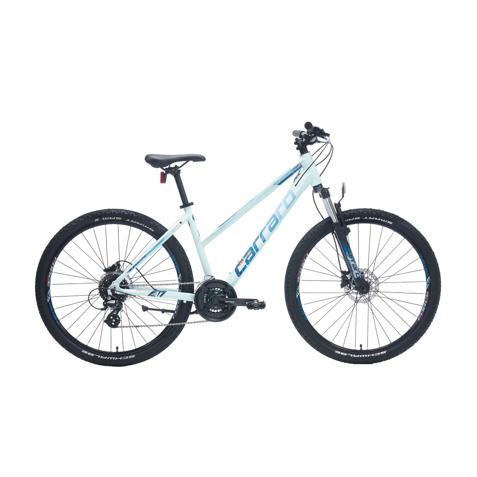 CARRARO Force 751 27,5'' 24V HD Dağ Bisikleti MTB Mat Cam Mavi 43CM