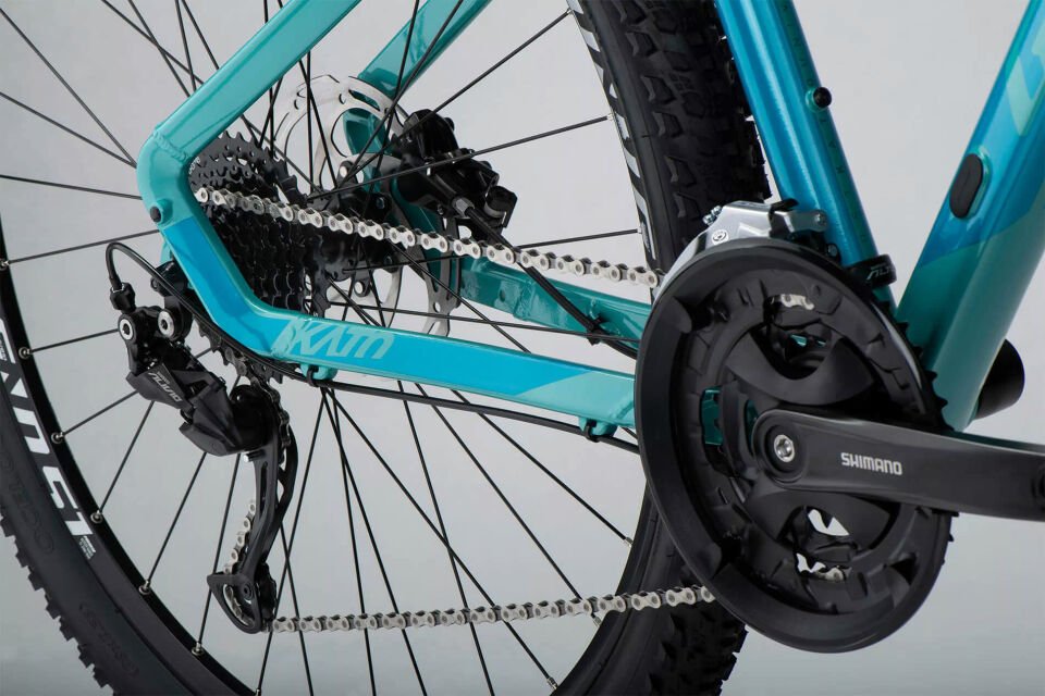 Ghost KATO Universal 27V HD Dağ Bisikleti MTB Petrol Yeşili - Mavi 44CM