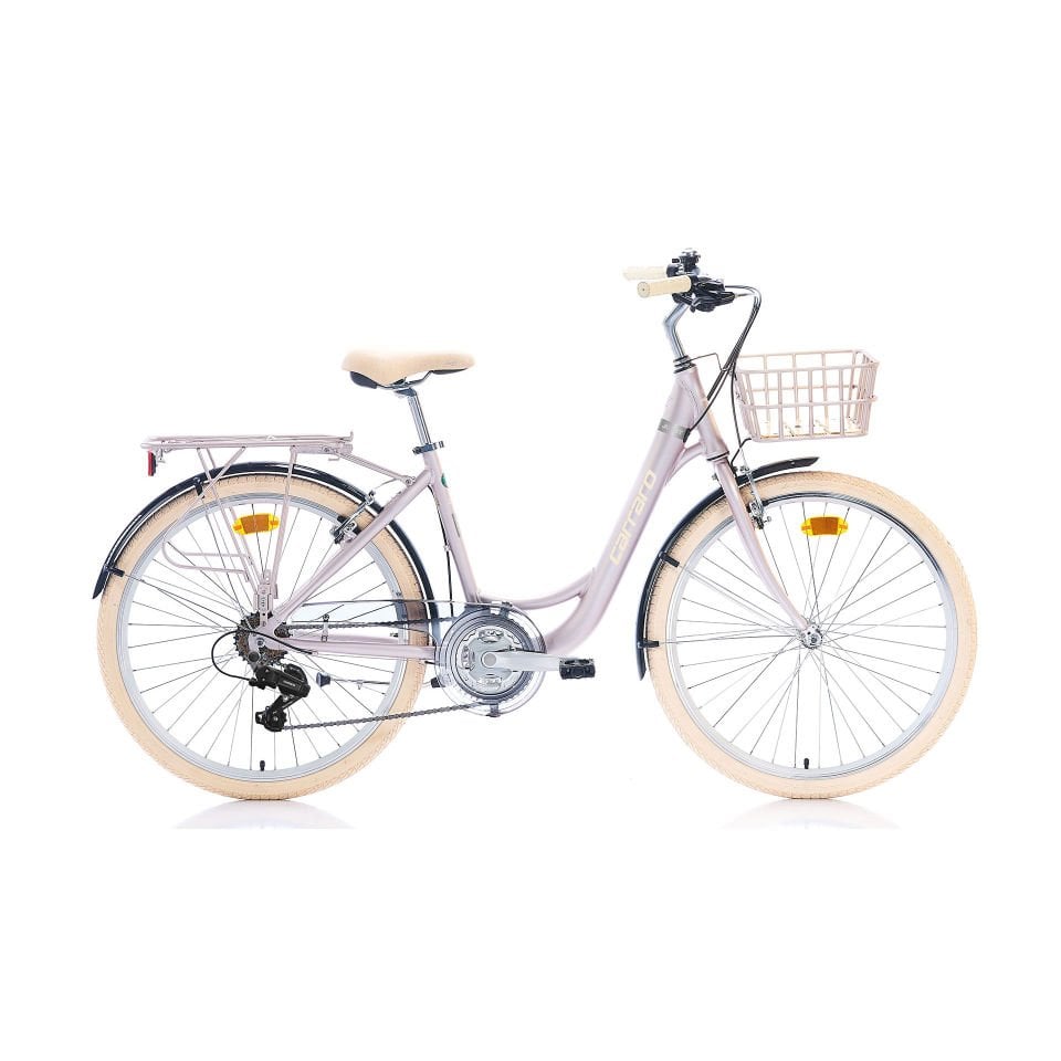 CARRARO Juliet 26'' 21V VB Şehir Bisikleti Metalik Pembe 43CM