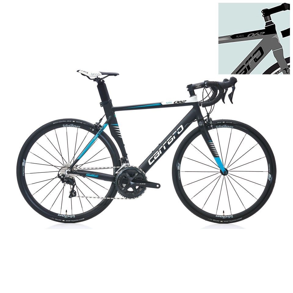 CARRARO Race 062 22V VB Yol Bisikleti Mat Koyu Gri 50CM