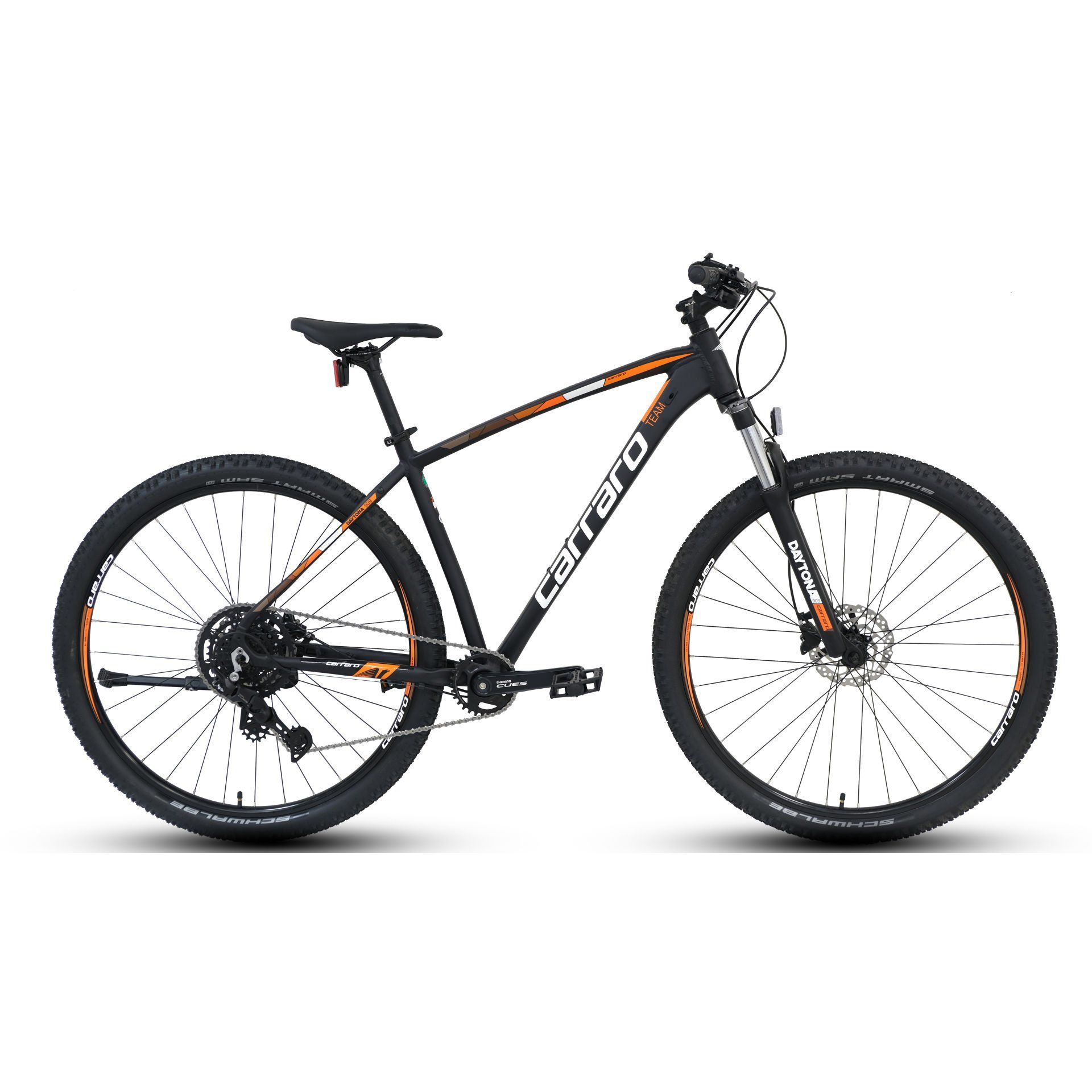 CARRARO Daytona 709 27,5'' 9V HD Dağ Bisikleti Mat Siyah - Turuncu 44CM