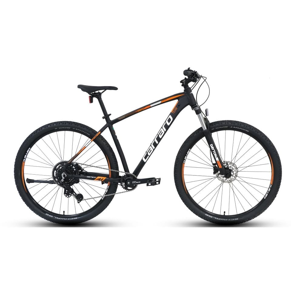 CARRARO Daytona 709 27,5'' 9V HD Dağ Bisikleti Mat Siyah - Turuncu 44CM