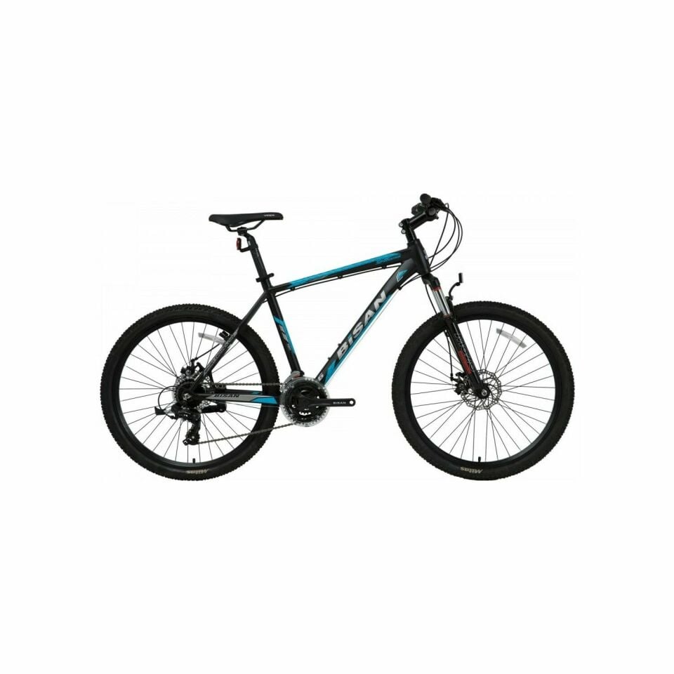 BİSAN MTX 7050 26 Jant 21 Vites MD Dağ Bisikleti MTB Siyah - Mavi 43CM