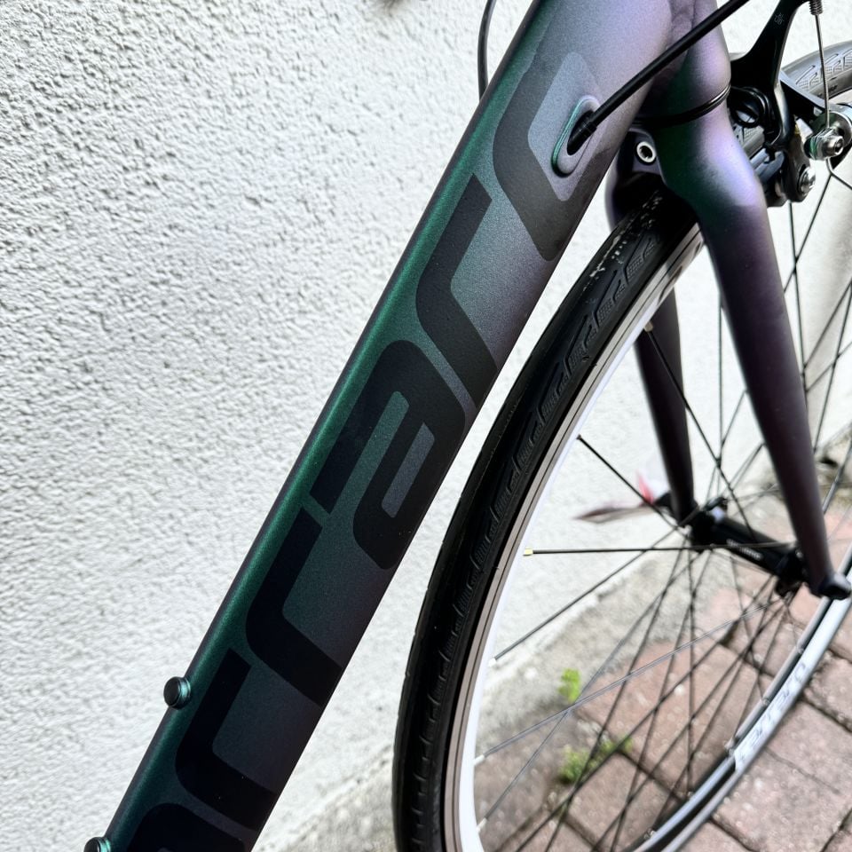 CARRARO Race 022 Aero 16V KB Yol Bisikleti Mat Mavi Yeşil Mor 50CM