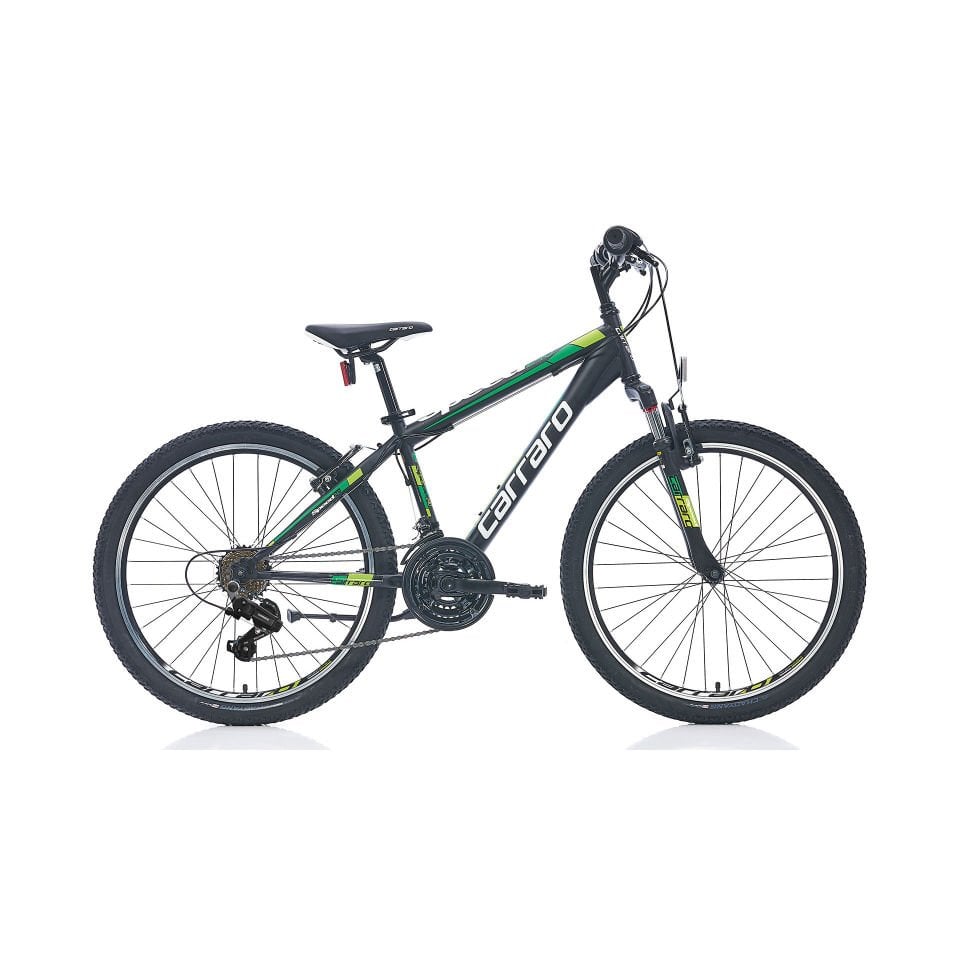 CARRARO Speed 260 26'' 21V VB Dağ Bisikleti MTB Mat Siyah - Yeşil 41CM