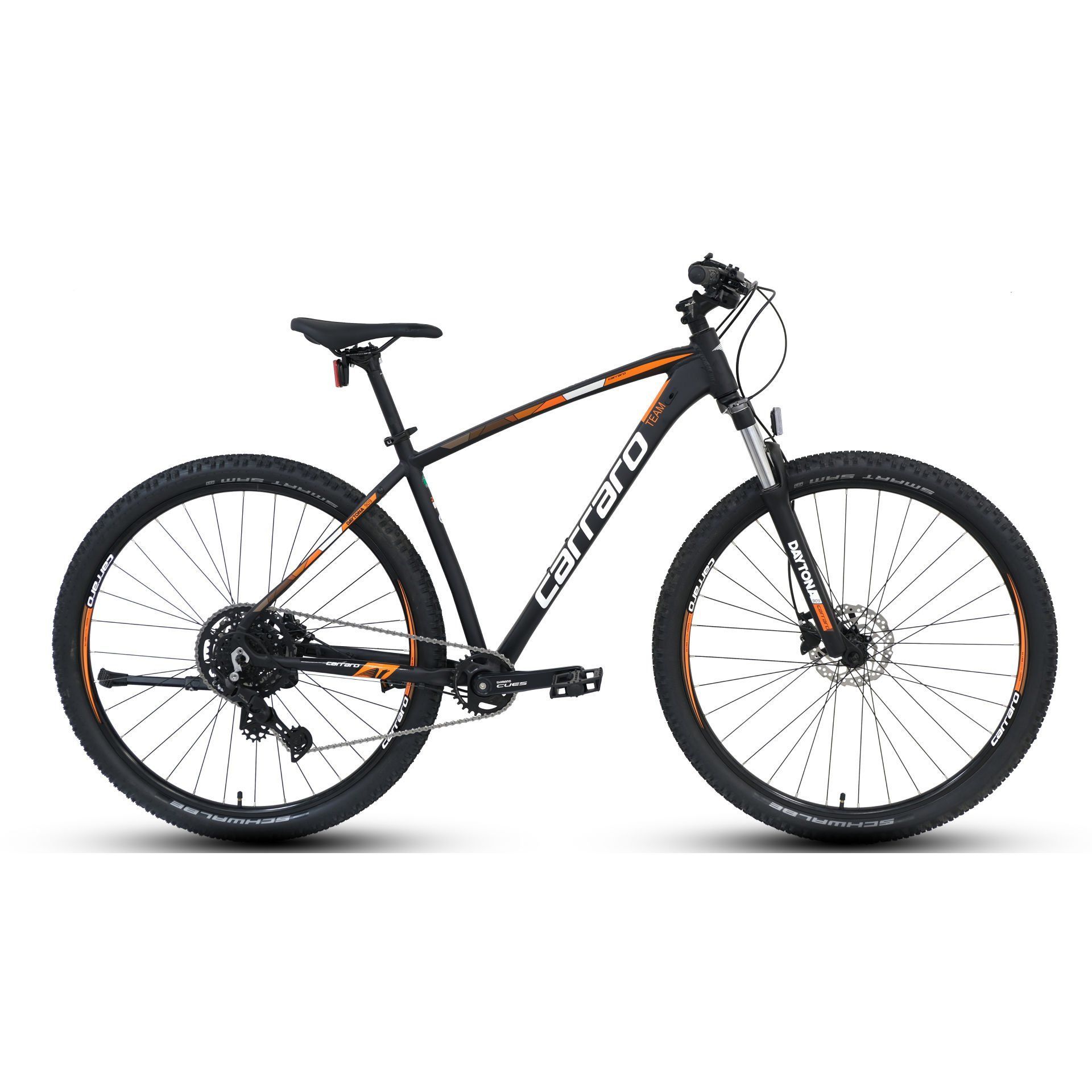 CARRARO Daytona 709 27,5'' 9V HD Dağ Bisikleti Mat Siyah - Turuncu 48CM