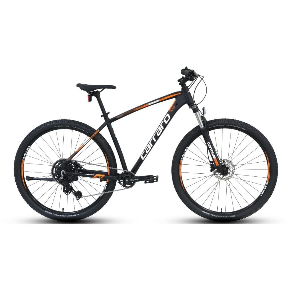 CARRARO Daytona 709 27,5'' 9V HD Dağ Bisikleti Mat Siyah - Turuncu 48CM