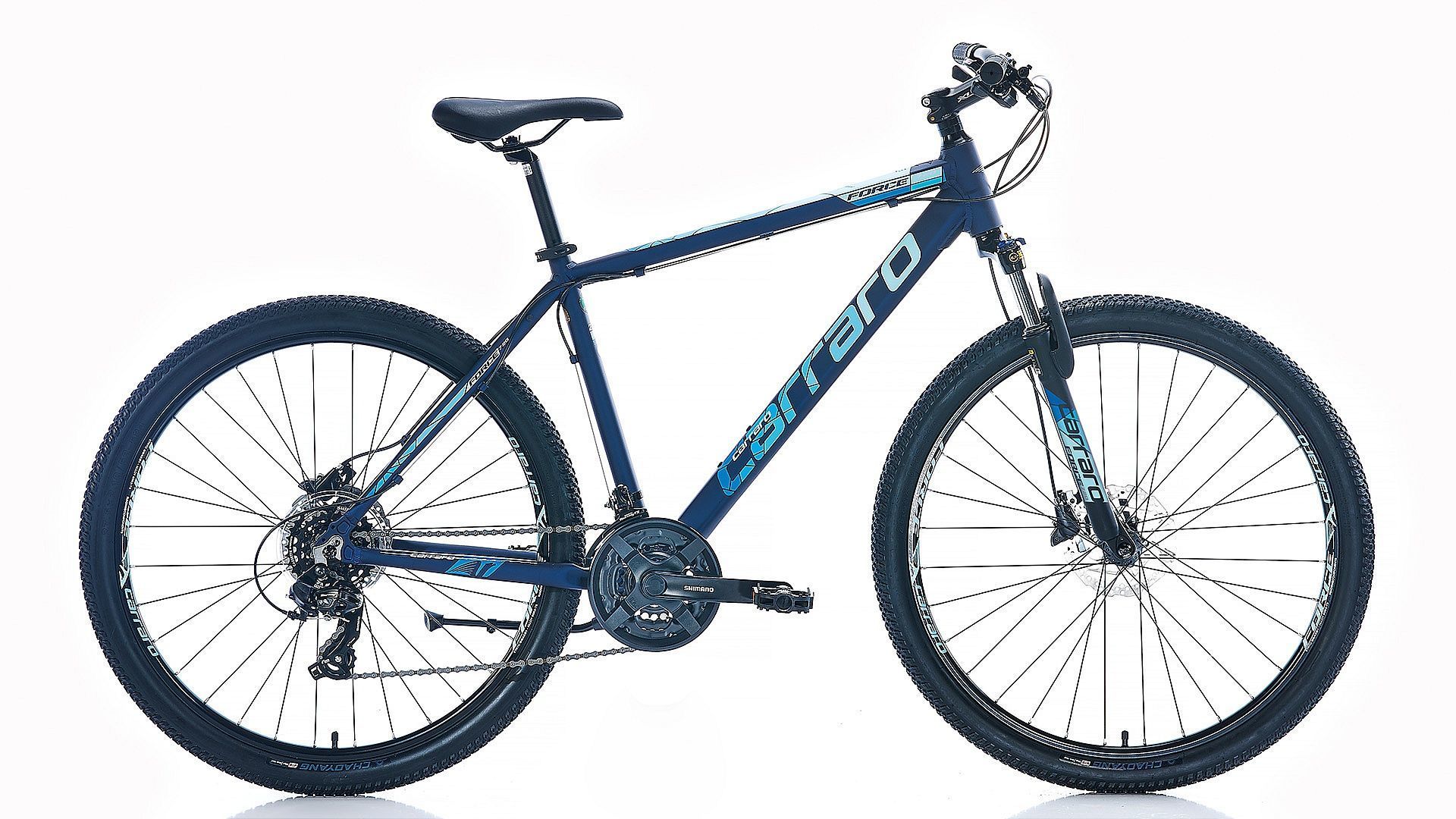 CARRARO Force 620 26'' 21V HD Dağ Bisikleti MTB Siyah - Koyu Mavi 38CM