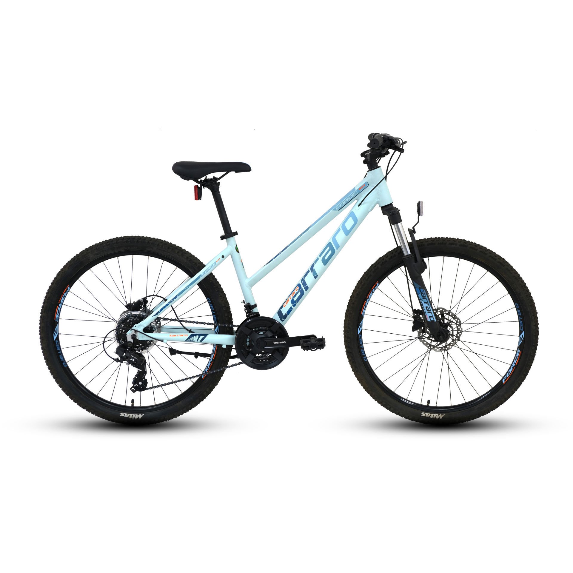 CARRARO Force 621 26'' 21V HD Dağ Bisikleti MTB Cam Mavi 38CM