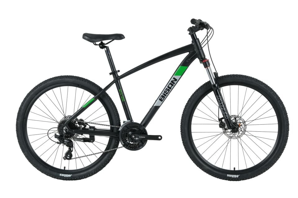 BİSAN MTX 7200 29'' 24 Vites MD Dağ Bisikleti MTB Siyah - Yeşil 17''/43CM