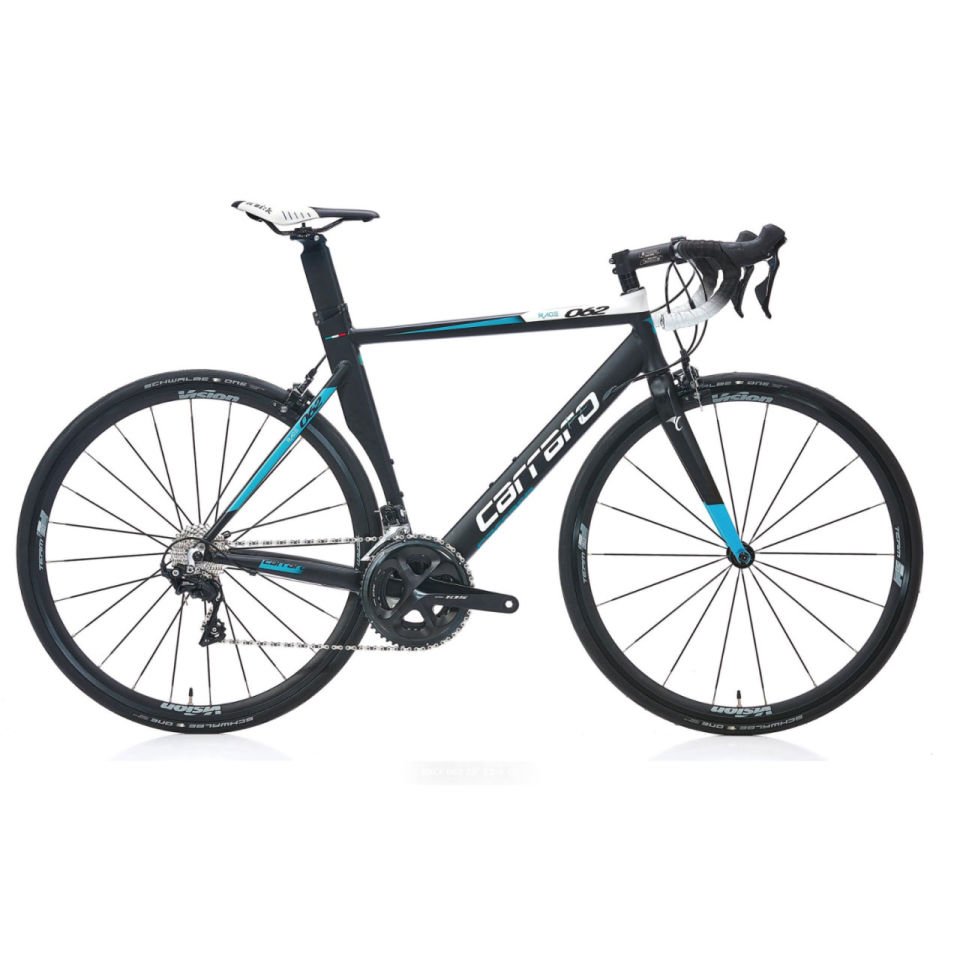 CARRARO Race 062 22V VB Yol Bisikleti Mat Siyah - Beyaz - Turkuaz 54CM