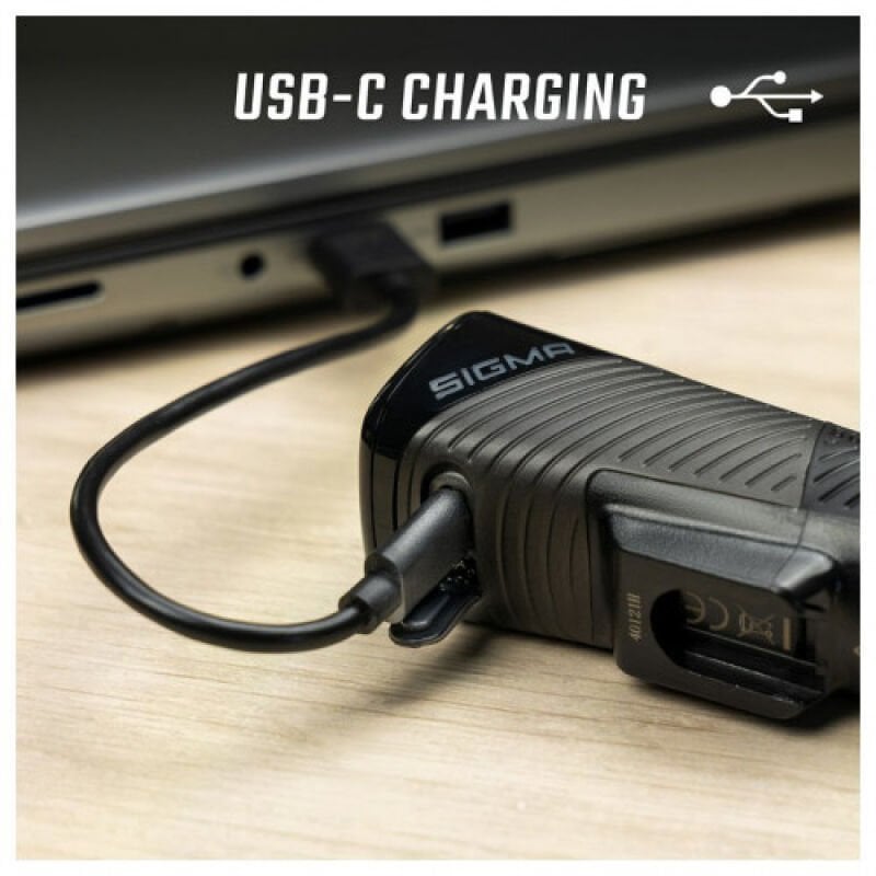 Sigma Buster 800 USB Şarjlı Ön Aydınlatma (Type-C)