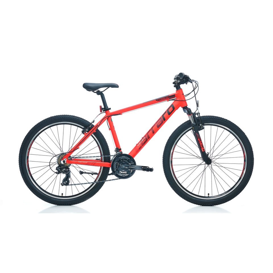 CARRARO Force 400 24'' 21V VB Dağ Bisikleti Mat Kırmızı 32,5CM