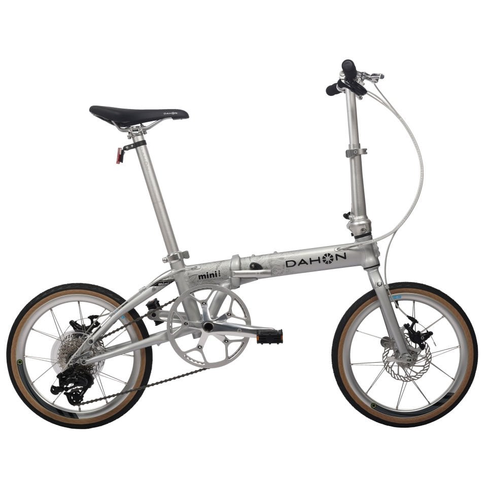 DAHON Mini 349 D9 Disk 16'' 9V MD Katlanır Bisiklet - Gümüş