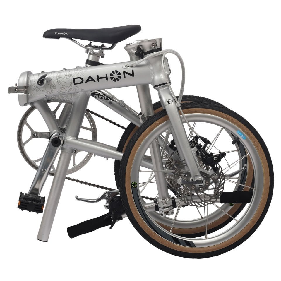 DAHON Mini 349 D9 Disk 16'' 9V MD Katlanır Bisiklet - Gümüş