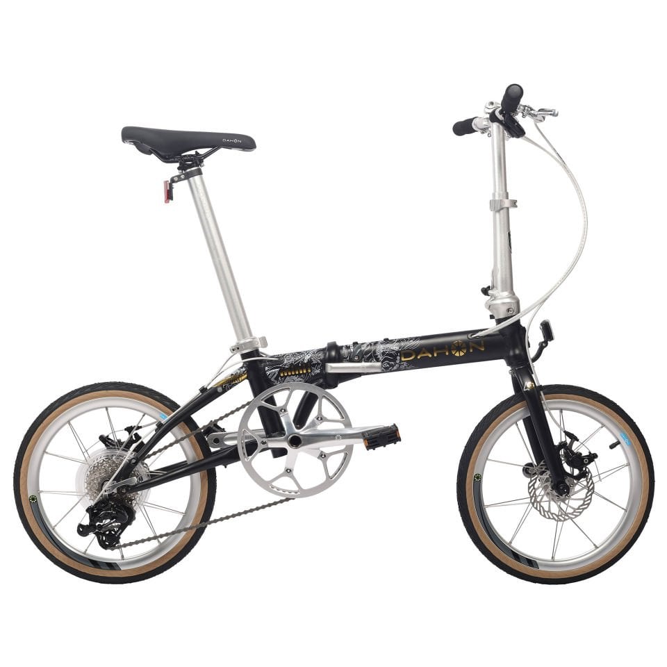 DAHON Mini 349 D9 Disk 16'' 9V MD Katlanır Bisiklet - Siyah