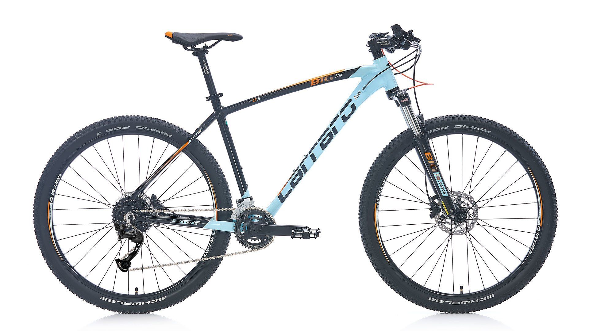 CARRARO BİG 2718 27,5 Jant 18V HD Dağ Bisikleti MTB Parlak Açık Mavi 48CM