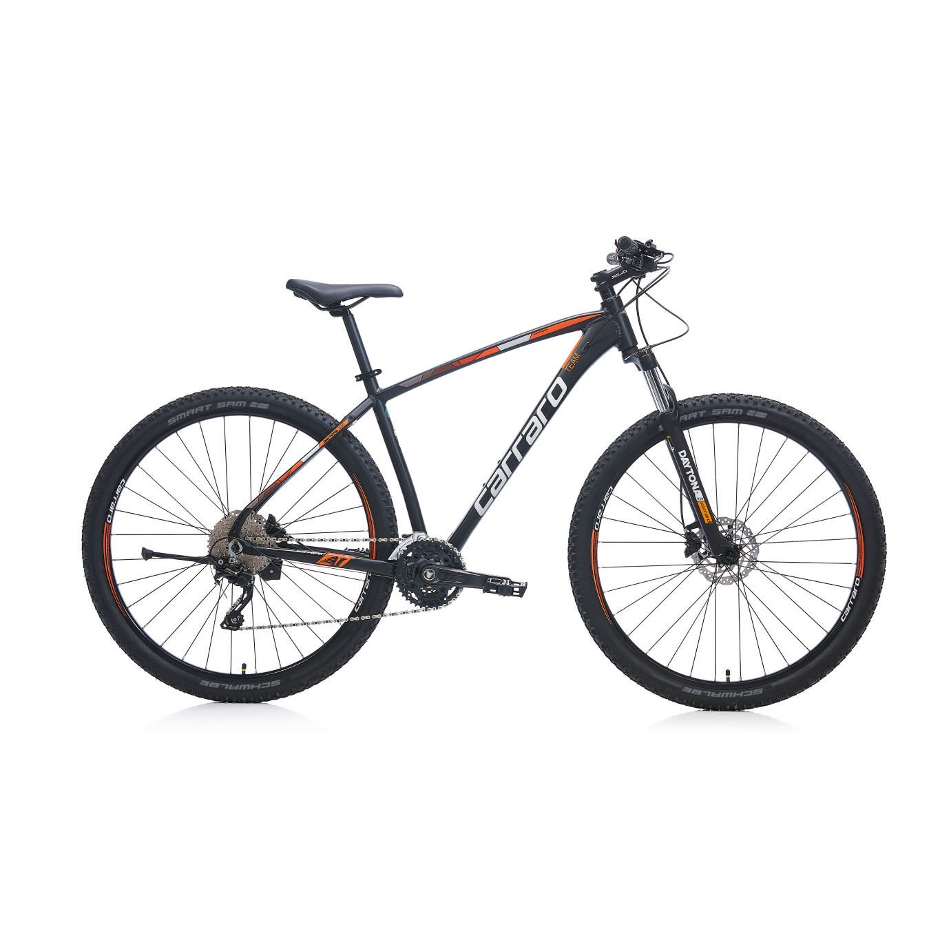 CARRARO Daytona 930 29'' 30V HD Dağ Bisikleti Mat Siyah - Turuncu 44CM