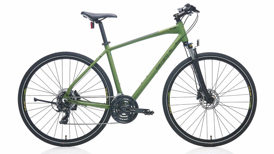 CARRARO Sportive 223 28'' 21 Vites HD Trekking Bisiklet Mat Haki Yeşili 46CM