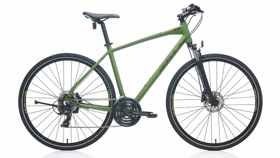 CARRARO Sportive 223 28'' 21 Vites HD Trekking Bisiklet Mat Haki Yeşili 51CM