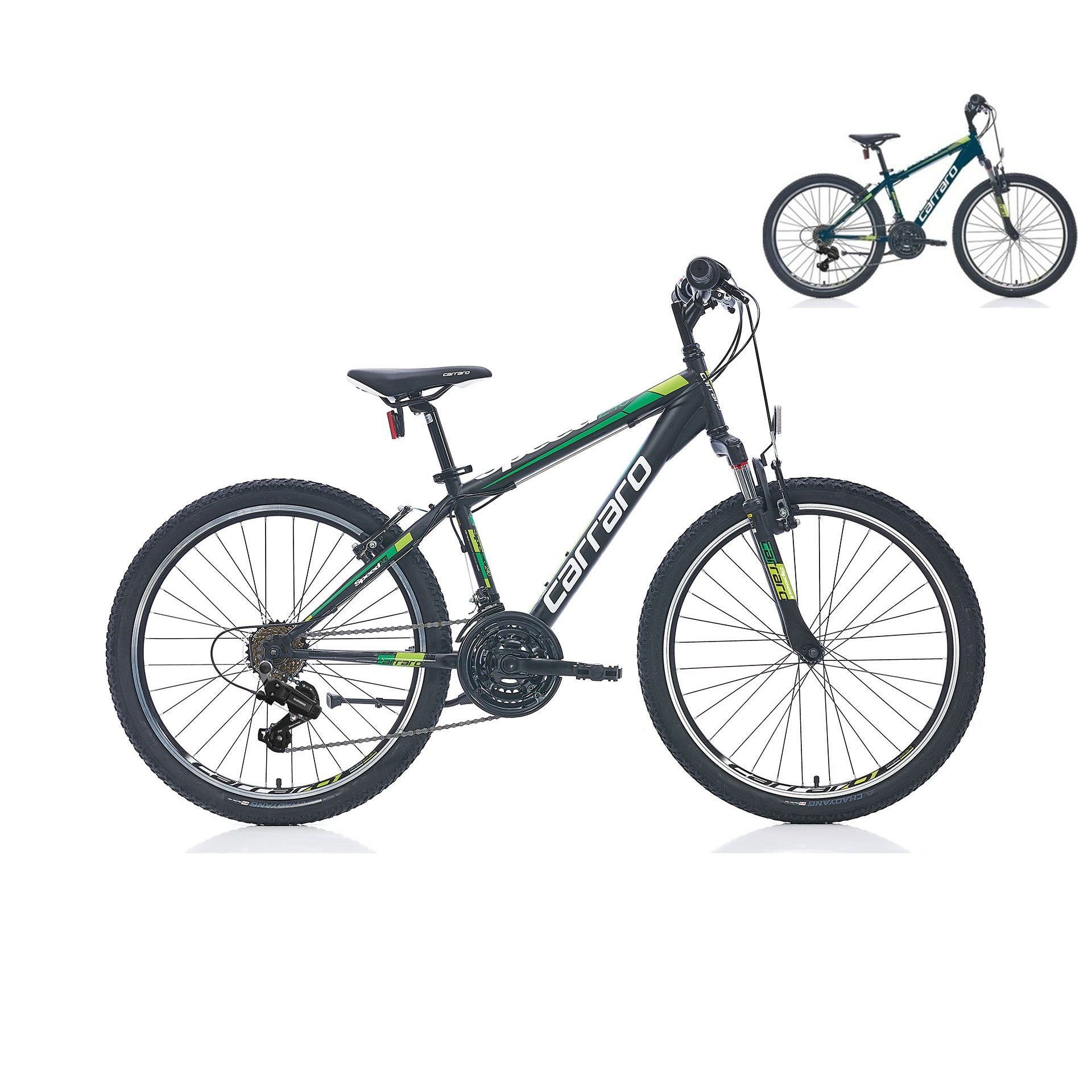 CARRARO Speed 240 24'' 21V VB Dağ Bisikleti MTB Deniz Yeşili 36CM
