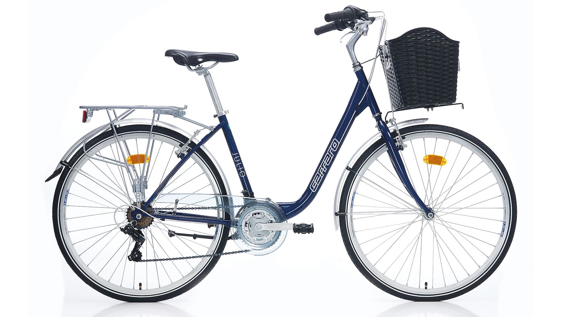 CARRARO Julio 28'' Unisex 21V VB Şehir Bisikleti Metalik Mavi 46CM