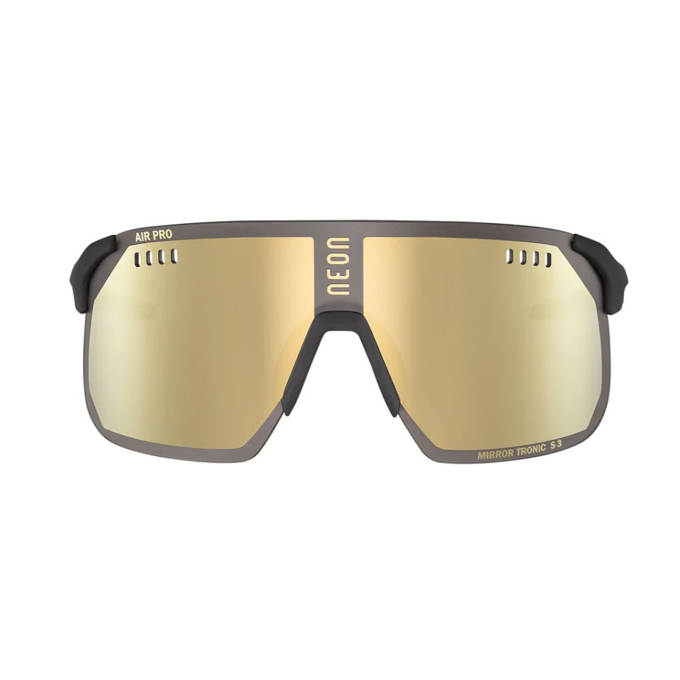 NEON AIR PRO Bisiklet Gözlüğü MIRRORTRONIC Bronz Lens - Siyah