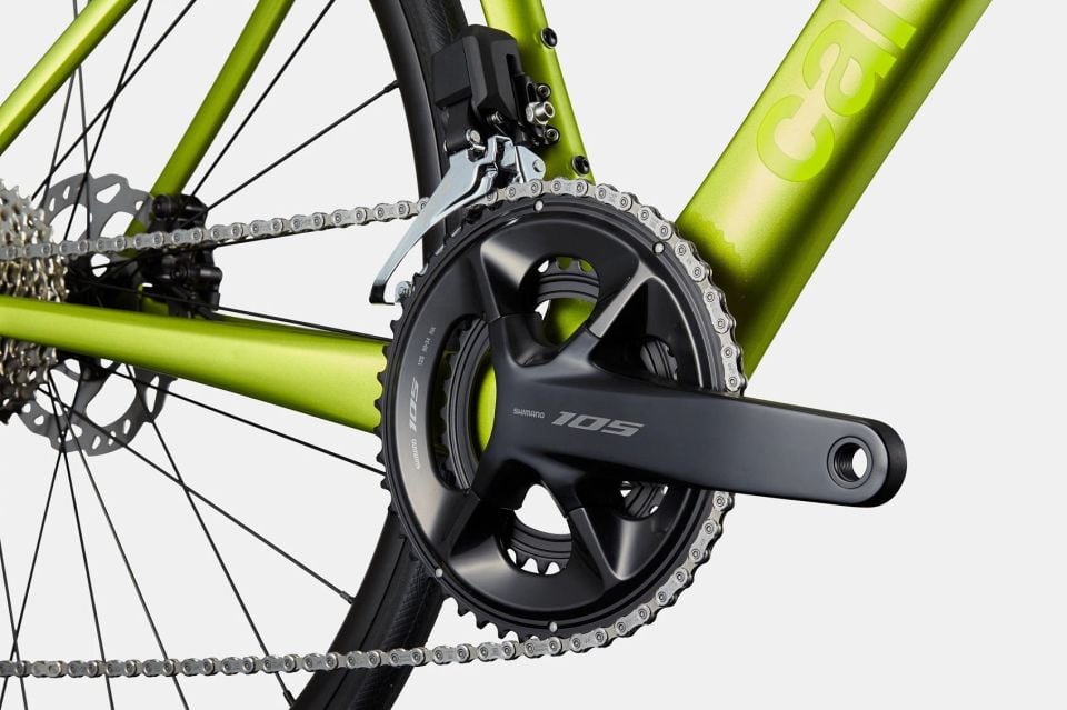 CANNONDALE Supersix Evo 3 105 di2 12SP Karbon Yol Bisikleti Engerek Yeşili 54CM