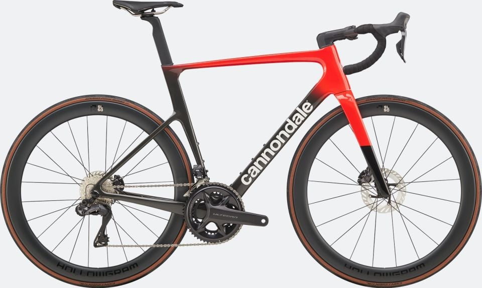 CANNONDALE Supersix Evo HI-MOD CRB 2 Ultegra di2 12SP Karbon Yol Bisikleti Ralli Kırmızı 54CM